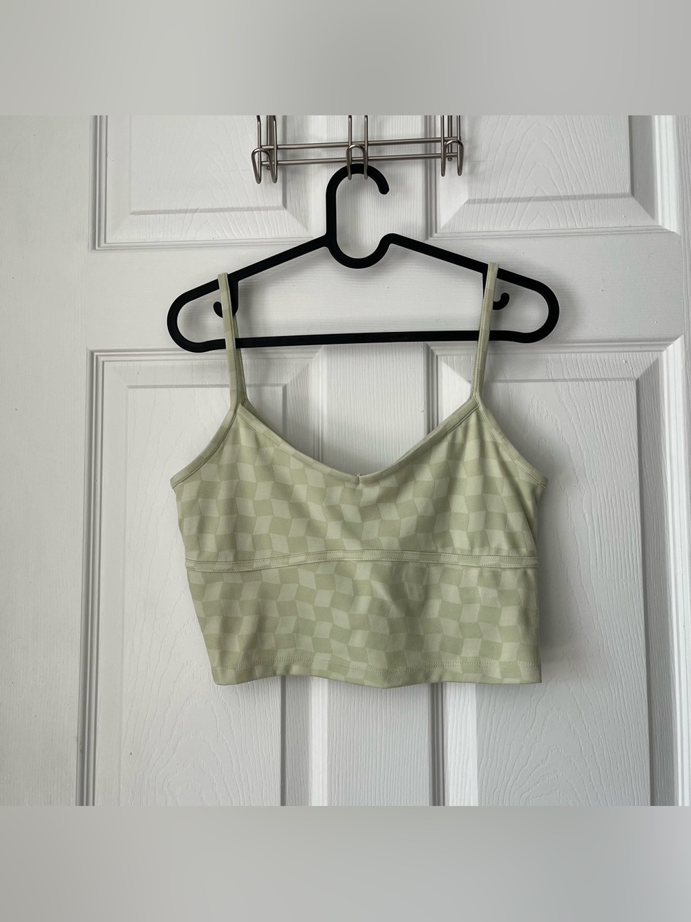 Women's NWOT Madewell MWL Tank Top w/Built-in Bra in Faded Seagrass size Medium